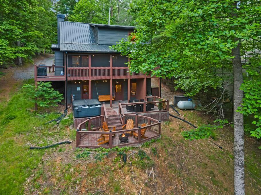 Lakeside Retreat Hot Tub Fishing Hiking Ellijay Exterior photo